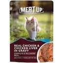 Meat Up Cat Adult Real Chicken & Liver In Gravy 70g