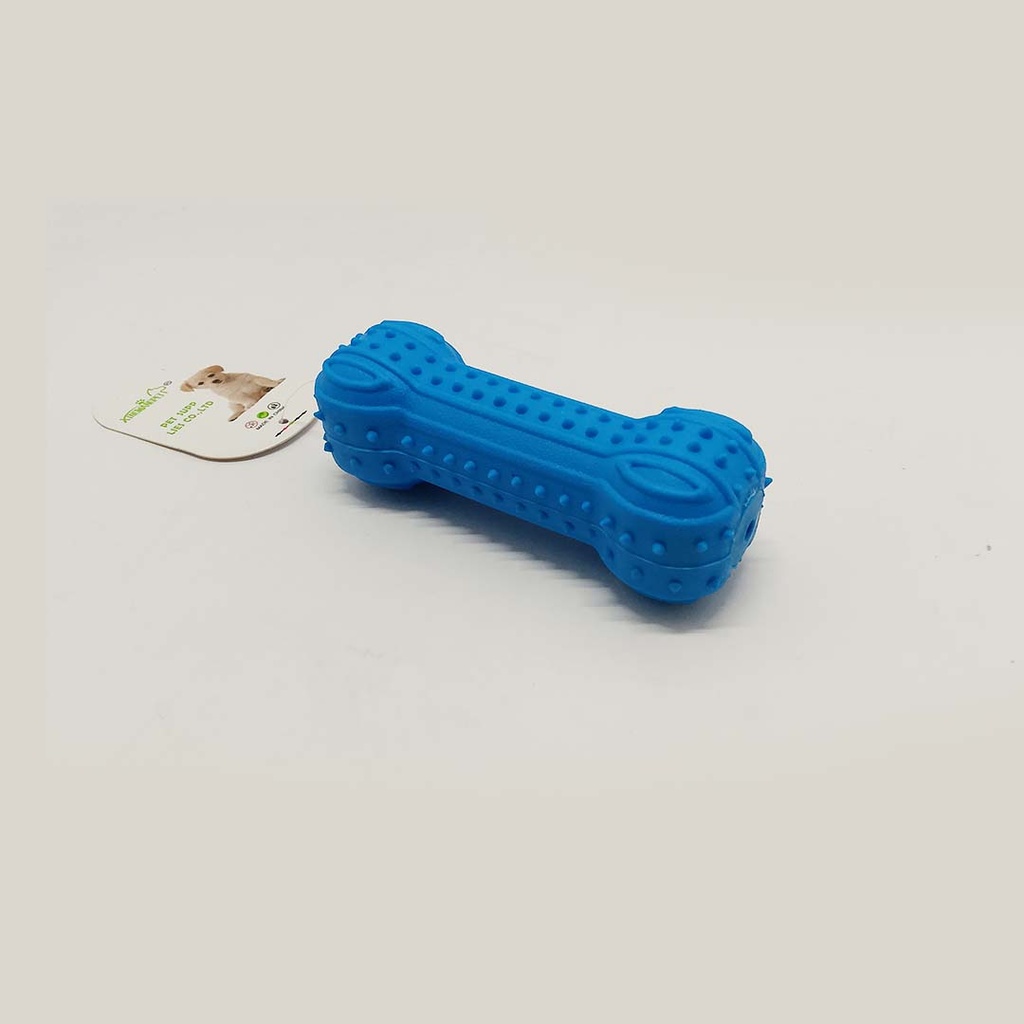 Toy Bone Rubber Squeaky With Spike - L (DH-9)