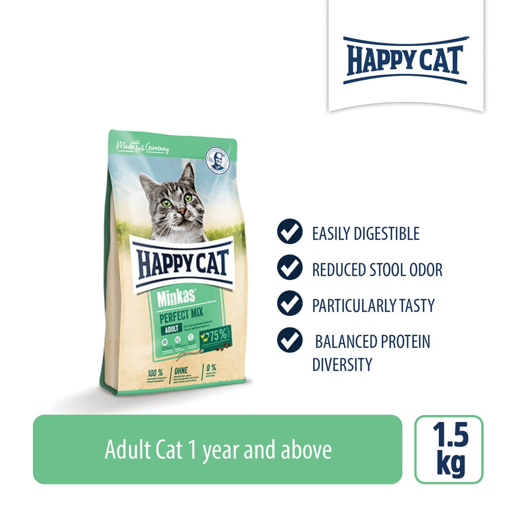 Happy Cat Adult Minkas Perfect Mix 1.5Kg