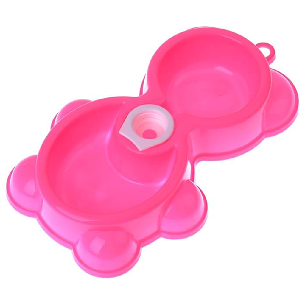 Feeding bowl plastic DS with bottle trade(AL)