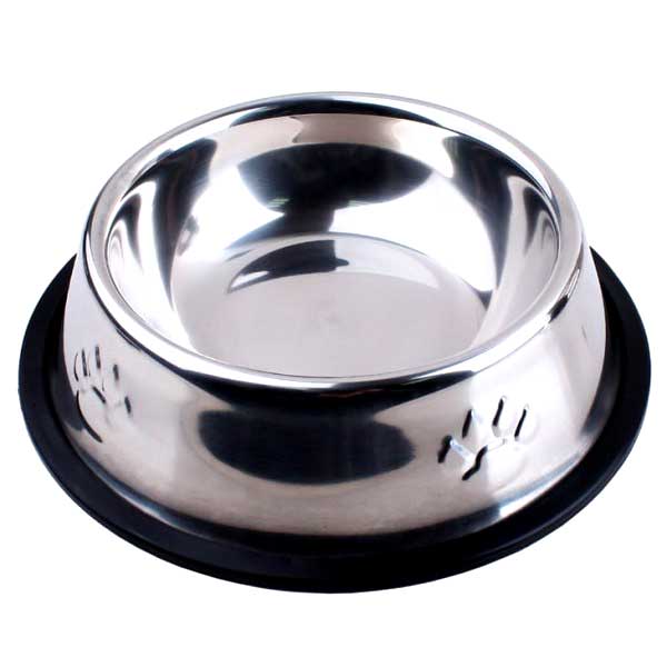 Feeding Bowl SS Silver 22cm