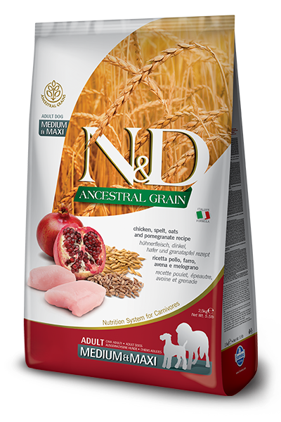 N&D Ancestral Grain Adult Medium & Maxi 12Kg