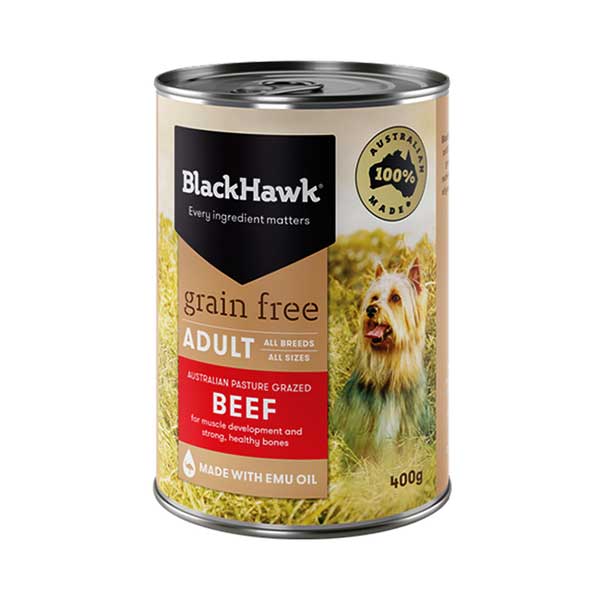 Blackhawk Adult Grain Free Beef  400g