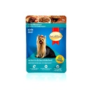 Smart heart  adult pouch chicken & liver chunk in gravy 80g