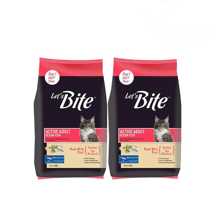 Let's Bite Cat Active Adult 400g+400g