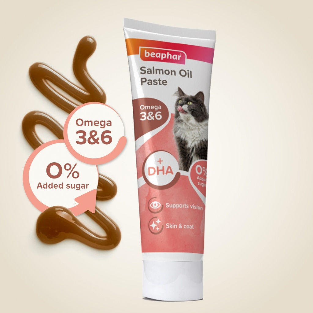 Beaphar Salmon Oil Paste For Cat 100g