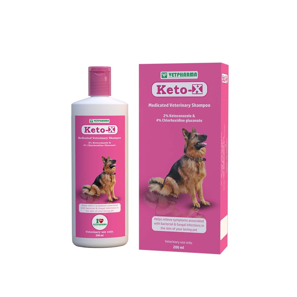 Vetpharma Keto-X Medicated Shampoo 200ml