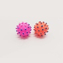 Toy Rubber Squeacky Ball With Spike - L