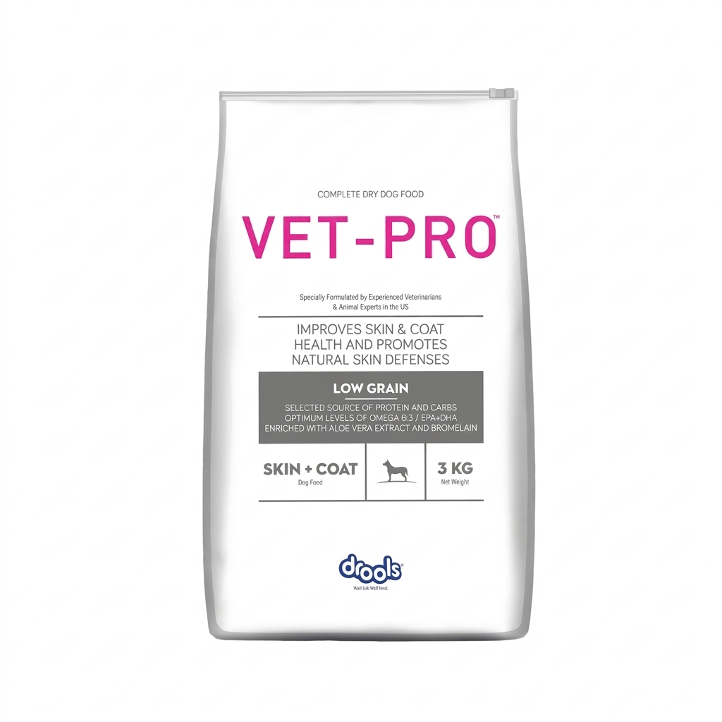 Drools Vet Pro Dog Skin + Coat 3Kg