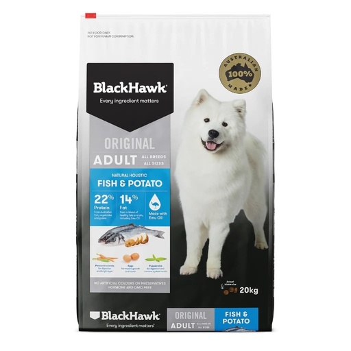 Blackhawk Adult Fish and Potato 20kg