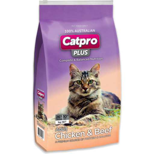 [PC00350] Catpro Plus Chicken & Beef 1Kg