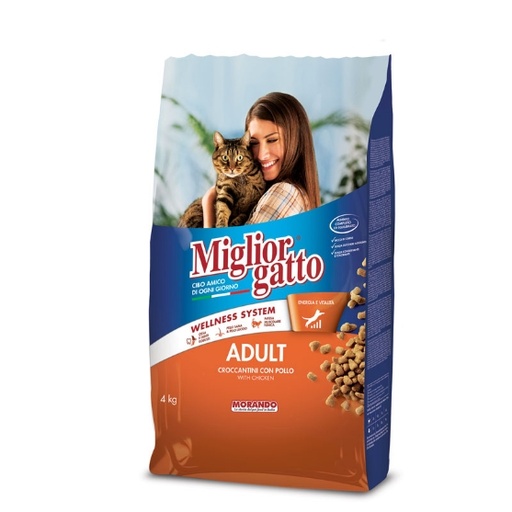 [PC01246] Miglior Gatto Adult Kibbles With Chicken 4Kg