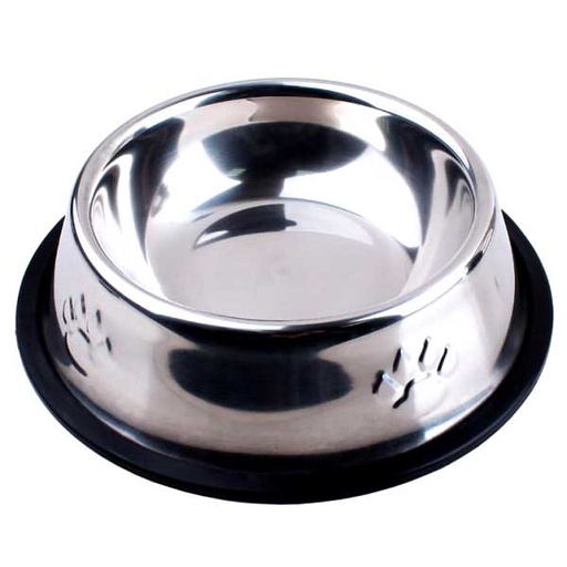 Feeding Bowl SS Silver 34cm