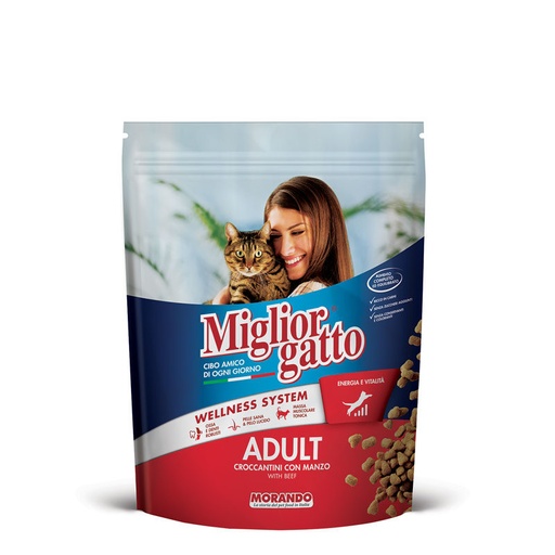 [PC02393] Miglior Gatto Adult Kibbles With Beef 400g