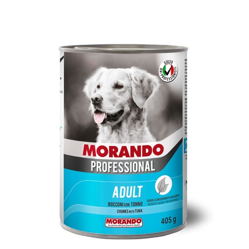 [PC02732] Morando Professional Dog Adult Chunk With Tuna 405g