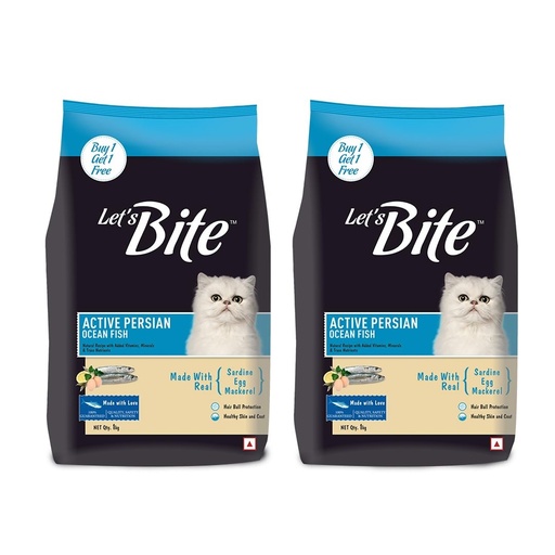 [PC03226] Let's Bite Cat Active Persian 1Kg+1Kg