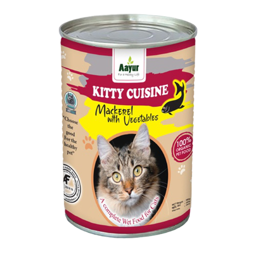 [PC03250] Aayur Kitty Mackerel With Vegetable 380g