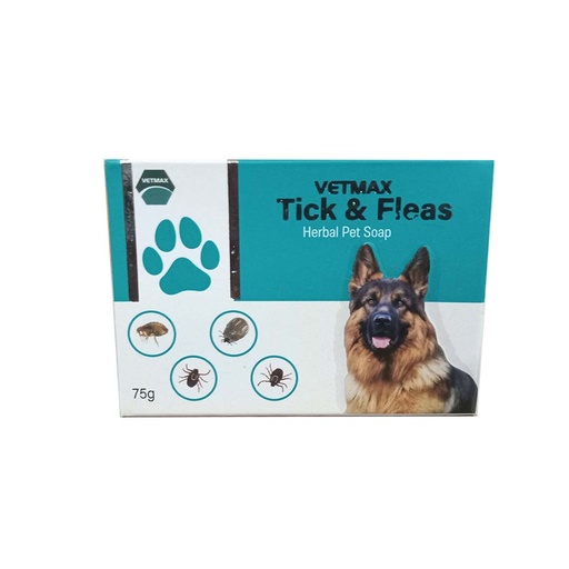 [PC03303] Vetmax Tick & Fleas Herbal Pet Soap 75g