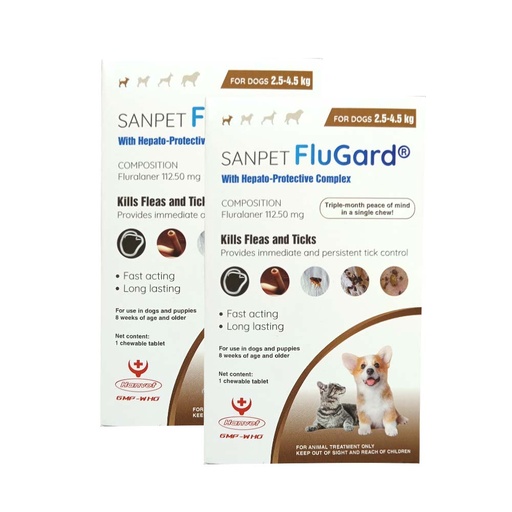 [PC03615] Sanpet Flugard (2.5-4.5Kg) - XS
